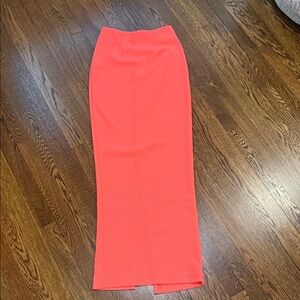 AQ/AQ Coral High-Waist Maxi Pencil Skirt